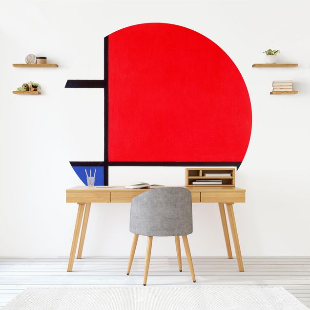 køkken dekorationer Piet Mondrian - Composition With Red Blue Yellow