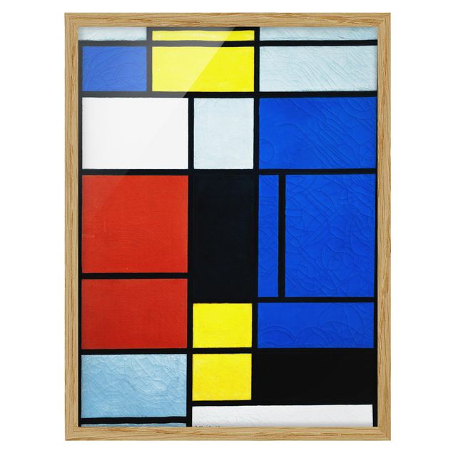 Indrammede plakater abstrakt Piet Mondrian - Tableau No. 1