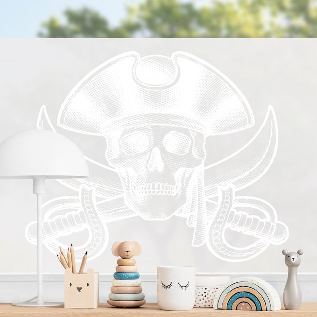 Børneværelse deco Pirate Logo