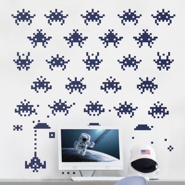 Wallstickers Pixel Classical Retro Game