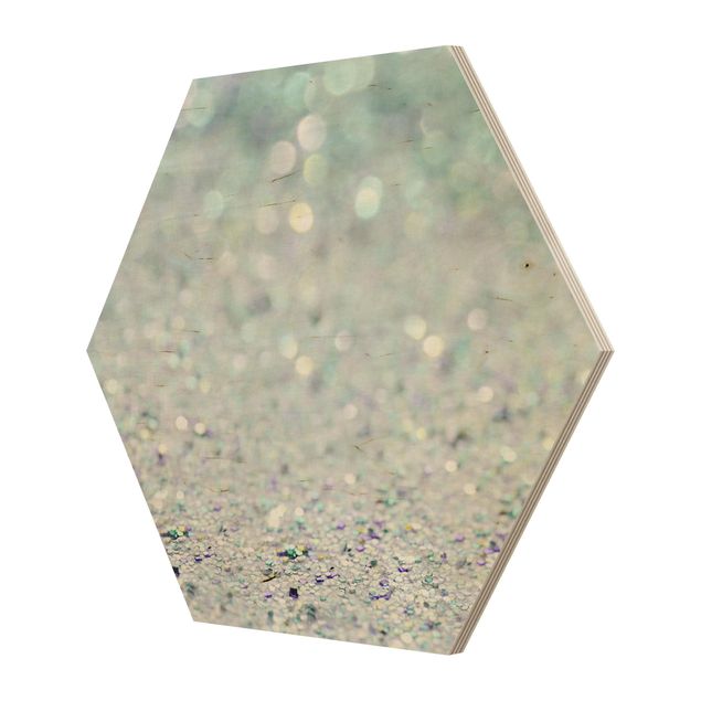 Billeder turkis Princess Glitter Landscape In Mint Colour