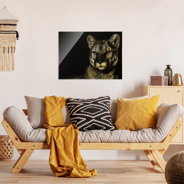 Billeder moderne Puma On Black