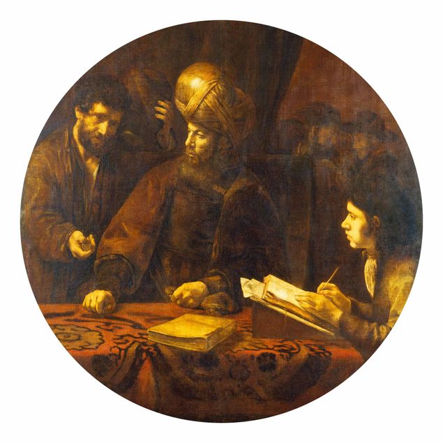 Moderne tapet Rembrandt Van Rijn - Parable of the Labourers