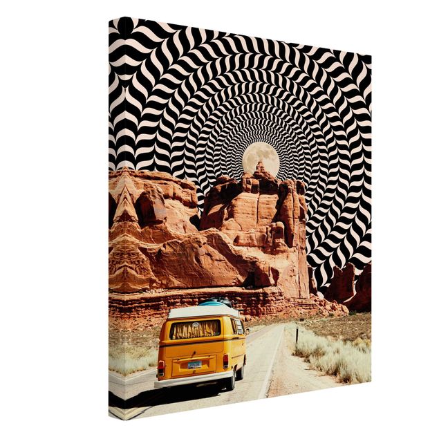 Billeder brun Retro Collage - The Best Road Trip II