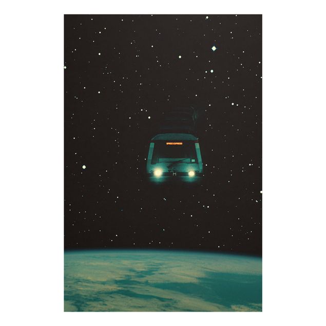 Billeder sort Retro Collage - Space Express