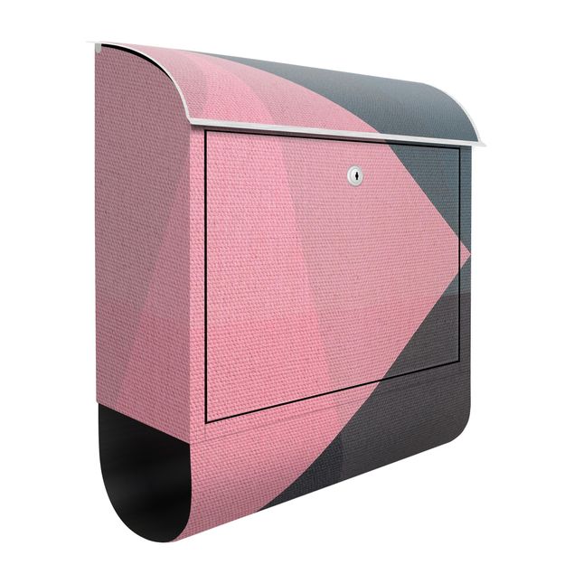 Postkasser lyserød Pink Transparency Geometry