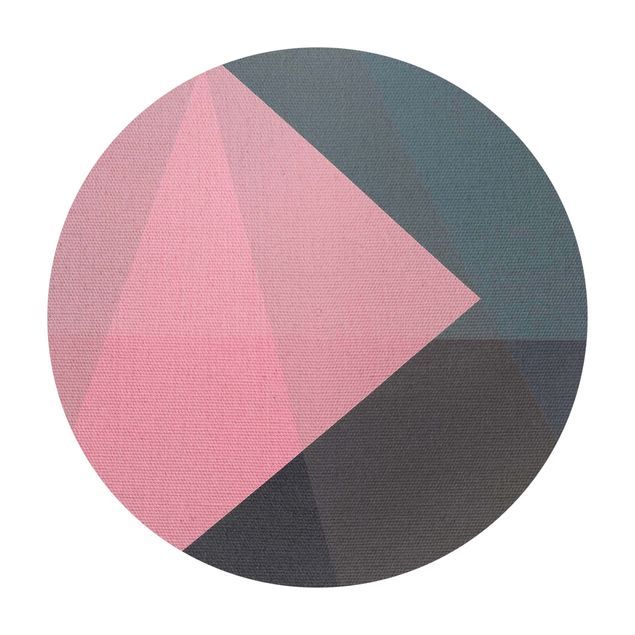 Vinyl tæpper Pink Transparency Geometry
