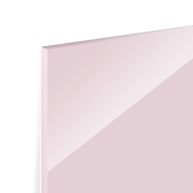 Glasbild - Rosé - Panorama 5:2