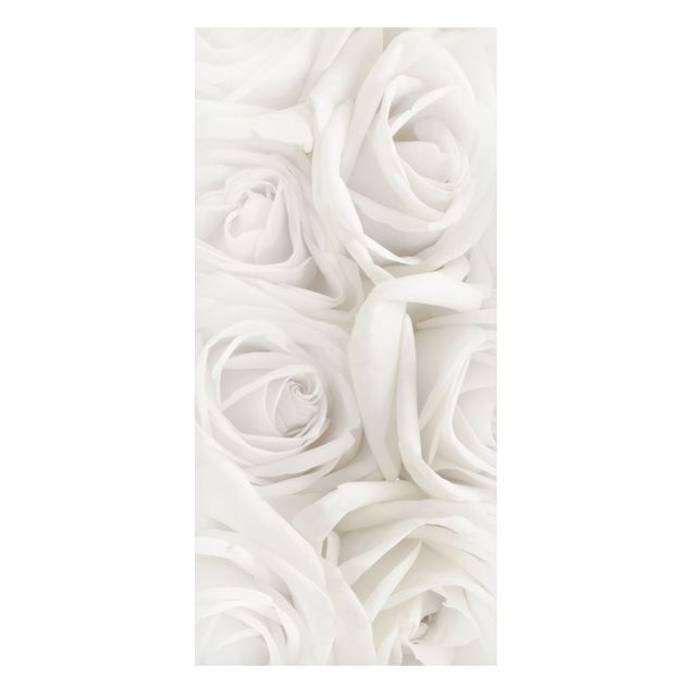 Magnettavler blomster White Roses