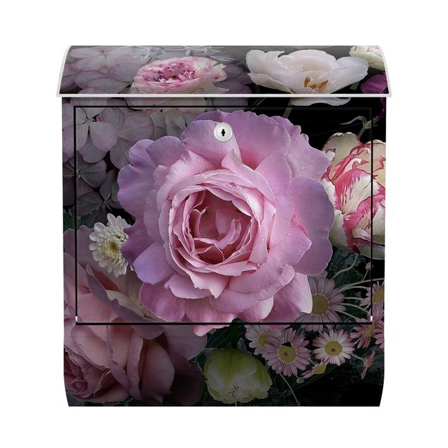 Postkasser lyserød Bouquet Of Gorgeous Roses