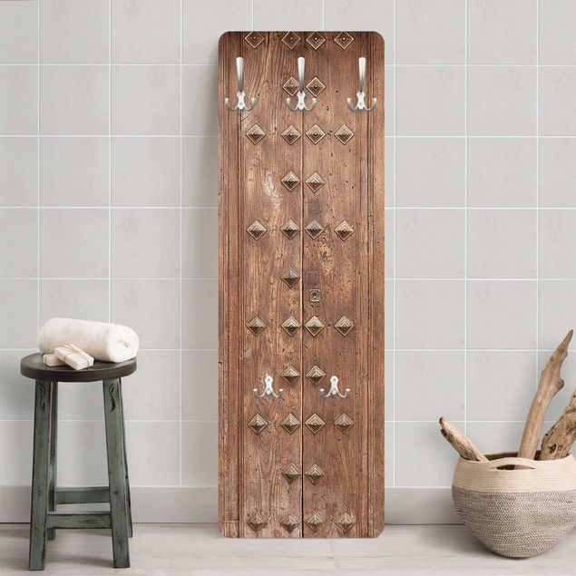 Knagerækker mønstre Rustic Spanish Wooden Door