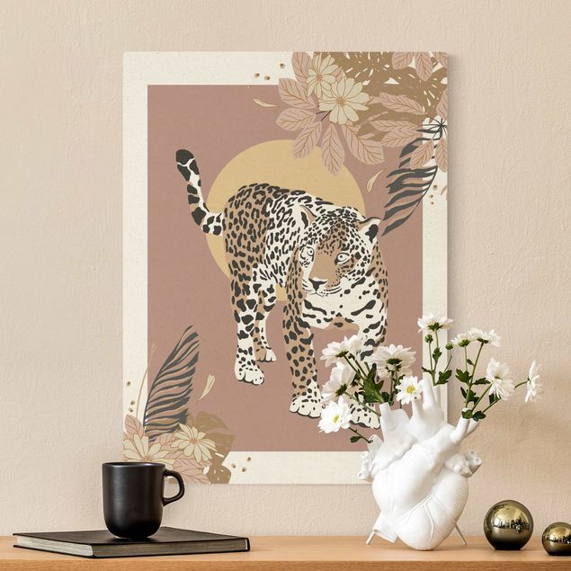 Billeder blomster Safari Animals - Leopard