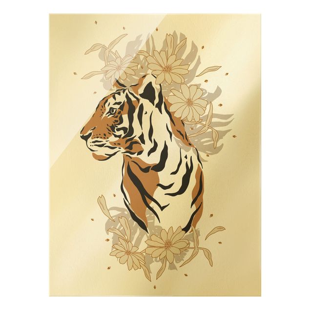 Billeder Safari Animals - Portrait Tiger