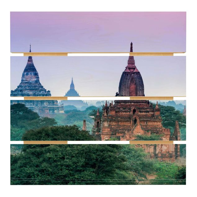 Prints på træ Temple Grounds In Bagan