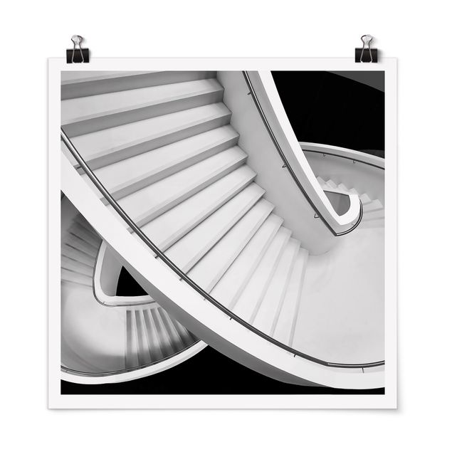 Billeder arkitektur og skyline Black And White Architecture Of Stairs