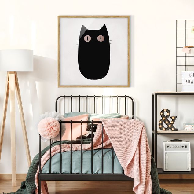 Billeder katte Black Cat Illustration