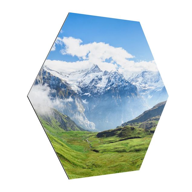 Billeder landskaber Swiss Alpine Panorama