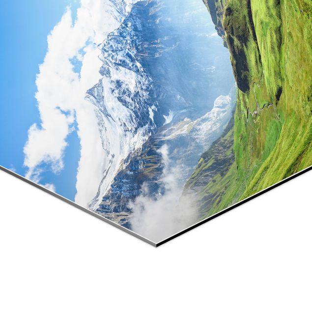 Billeder moderne Swiss Alpine Panorama