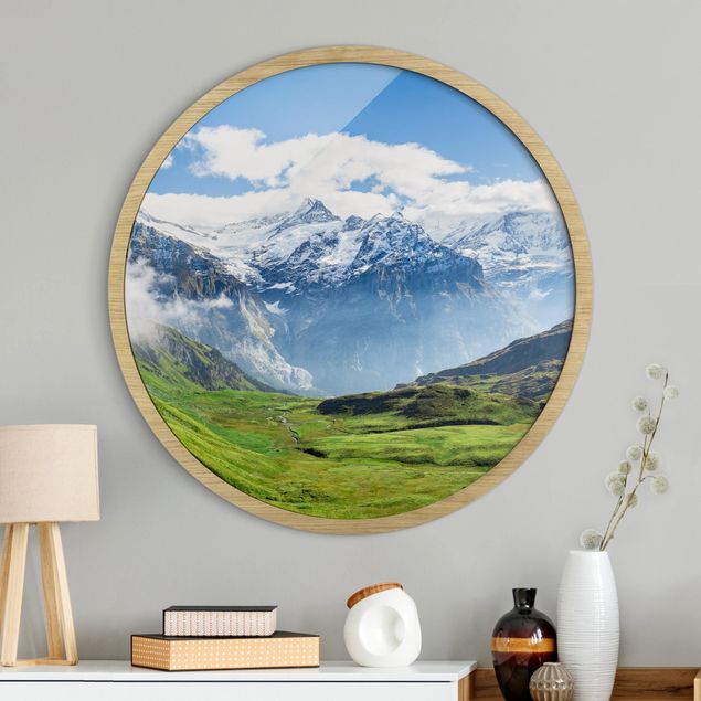 Rund billeder Swiss Alpine Panorama