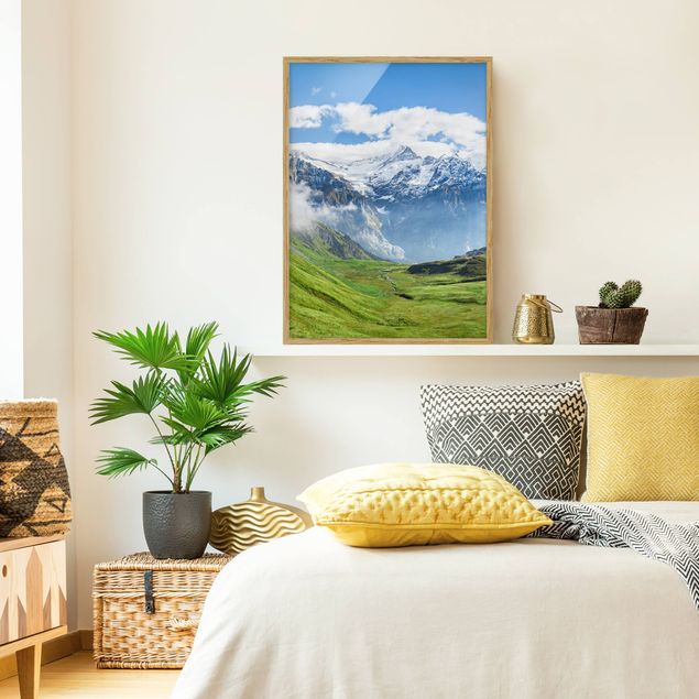 Billeder bjerge Swizz Alpine Panorama