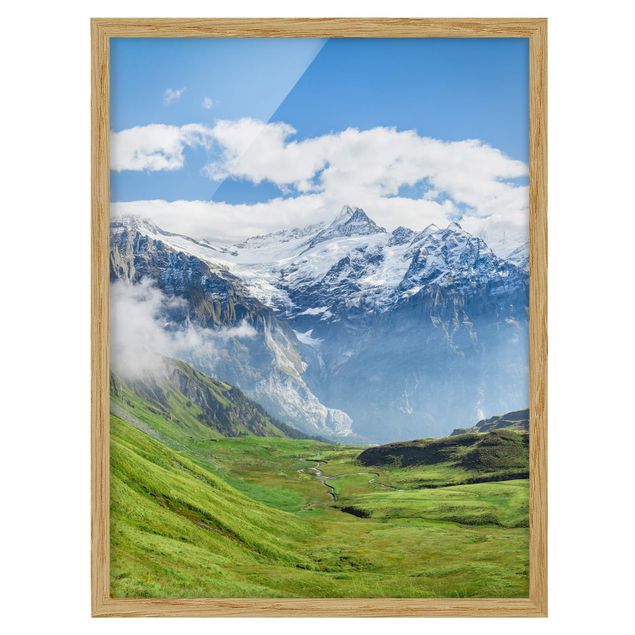 Billeder landskaber Swizz Alpine Panorama