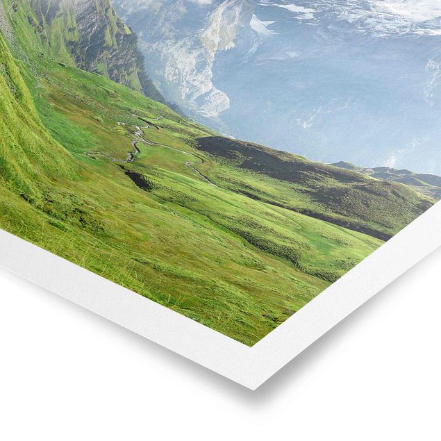 Plakater arkitektur og skyline Swiss Alpine Panorama