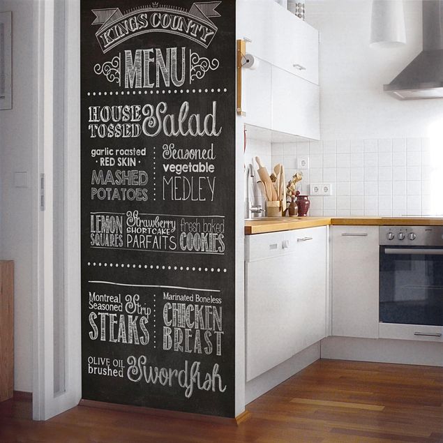 Selvklæbende folier mønstre Kitchen - DIY Chalkboard Wallpaper
