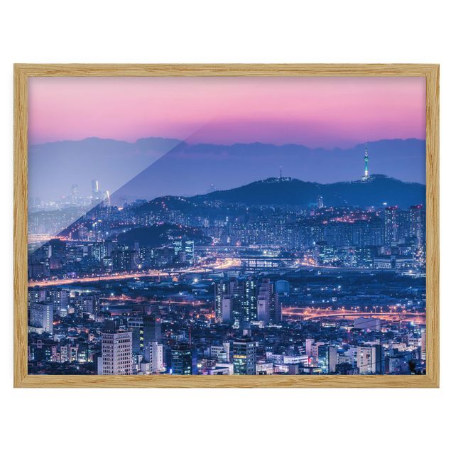 Billeder moderne Skyline Of Seoul
