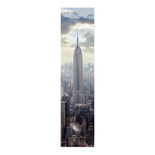 Panelgardiner arkitektur og skyline Sunrise In New York