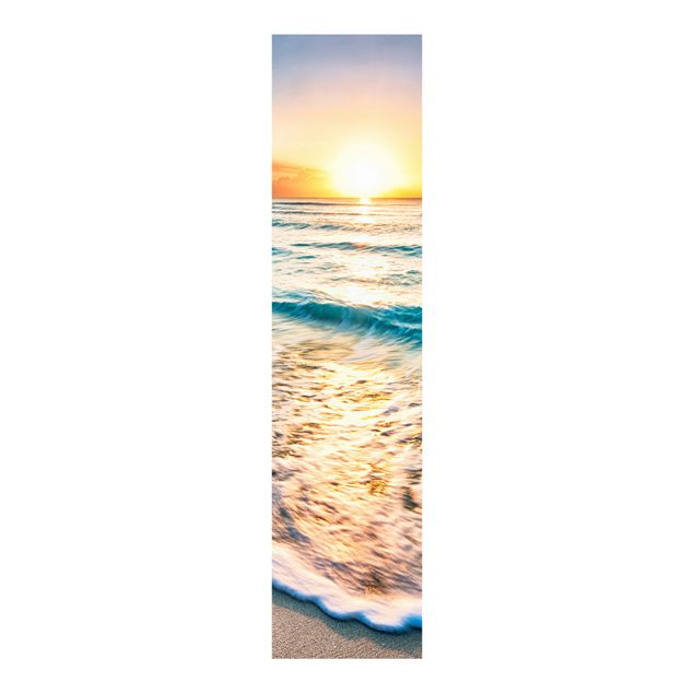 Panelgardiner landskaber Sunset At The Beach