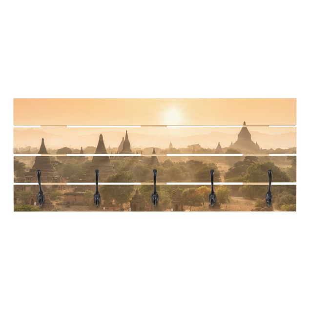 Knagerækker Sun Setting Over Bagan