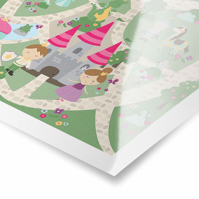 Plakater Playoom Mat Wonderland - The Path To The Castle