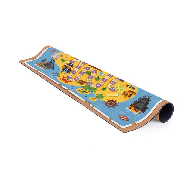 Moderne tæpper Playoom Mat Pirates  - Looking For the Treasure