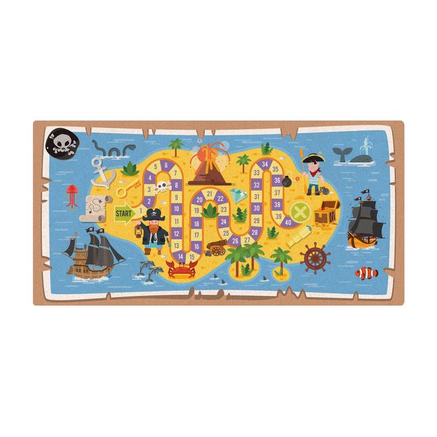 Store tæpper Playoom Mat Pirates  - Looking For the Treasure