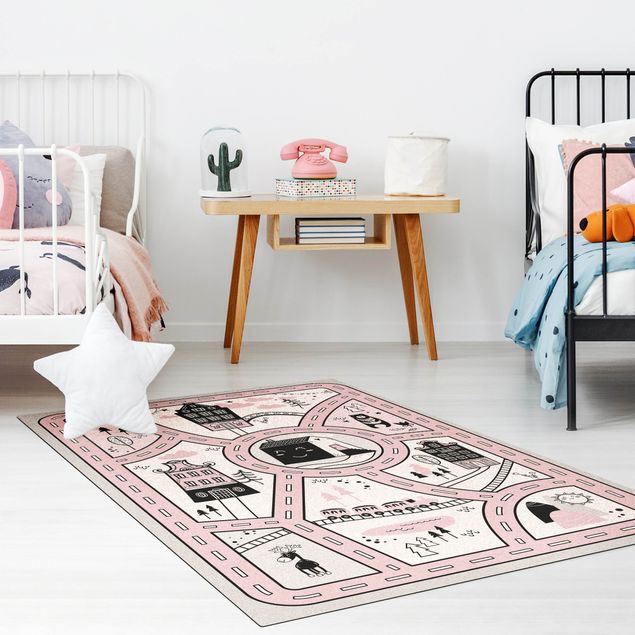 moderne tæppe Playoom Mat Scandinavia -  The Pink City
