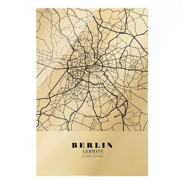 Billeder arkitektur og skyline Berlin City Map - Classic