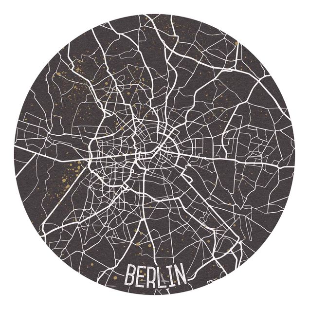 Moderne tapet City Map Berlin - Retro