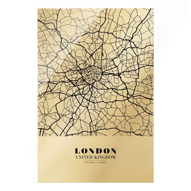 Billeder arkitektur og skyline London City Map - Classic