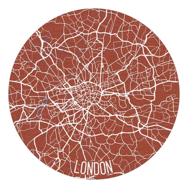 Moderne tapet City Map London - Retro
