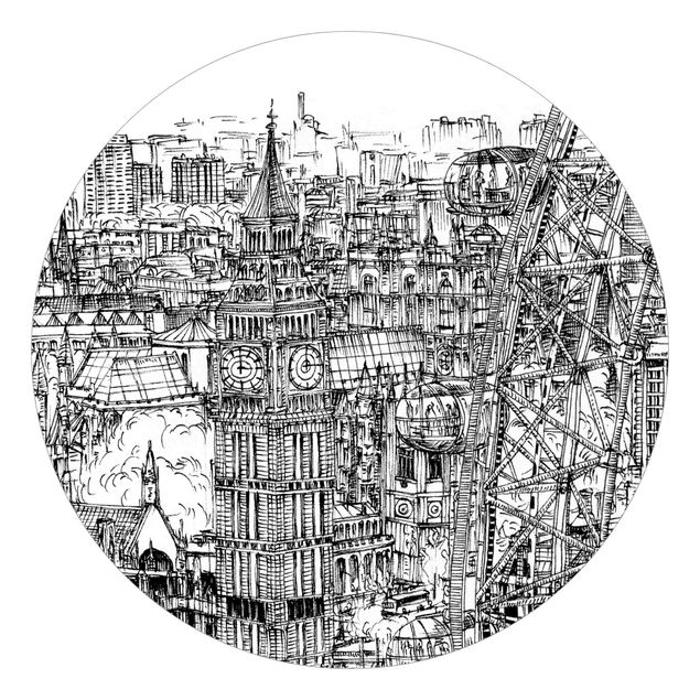 Tapet moderne City Study - London Eye