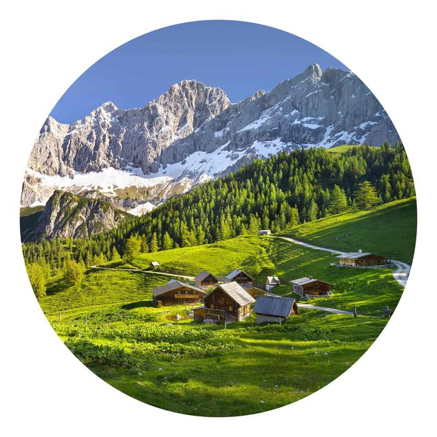 Fototapet landskaber Styria Alpine Meadow