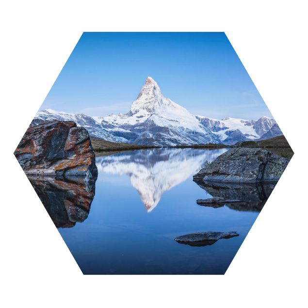 Billeder arkitektur og skyline Stellisee Lake In Front Of The Matterhorn