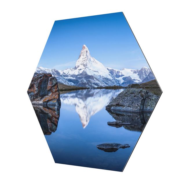 Billeder natur Stellisee Lake In Front Of The Matterhorn