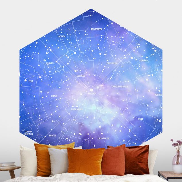 køkken dekorationer Stelar Constellation Star Chart