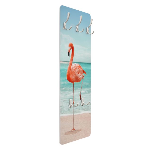 Knagerækker Beach With Flamingo