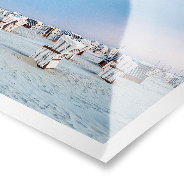 Billeder arkitektur og skyline Beach Chairs On The North Sea Beach