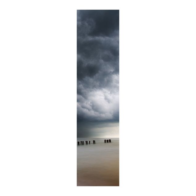 Panelgardiner landskaber Storm Clouds Over The Baltic Sea