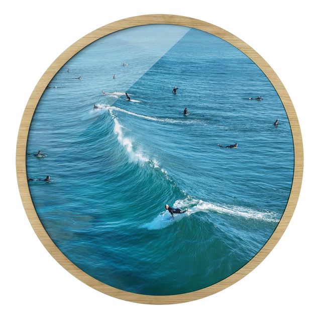 Billeder hav Surfer At Huntington Beach