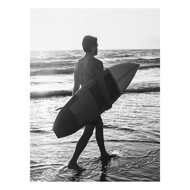 Billeder hav Surfer Boy At Sunset