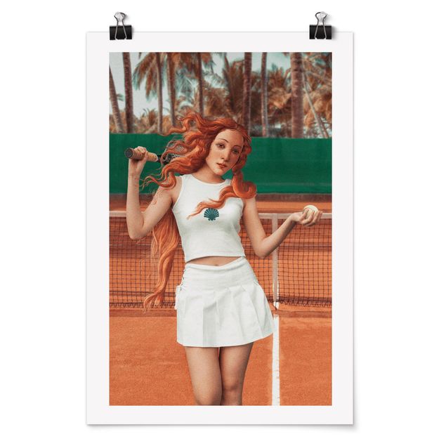 Billeder kunsttryk Tennis Venus